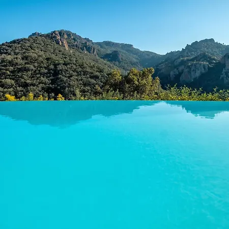 Luxury For 8, Private Pool, Airco, Sea And Mountain Views فيلة *