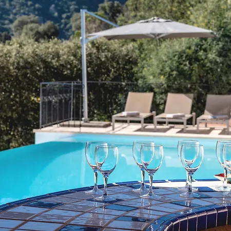 Luxury For 8, Private Pool, Airco, Sea And Mountain Views فيلة *