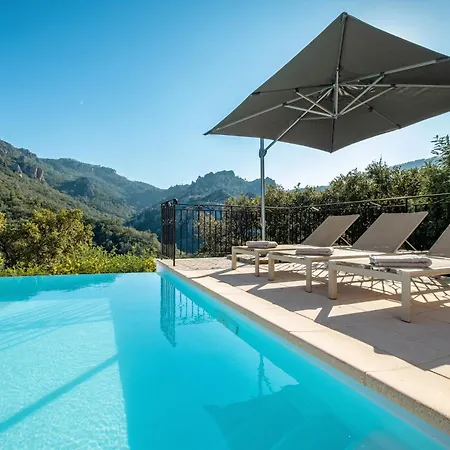 فيلة Luxury For 8, Private Pool, Airco, Sea And Mountain Views *